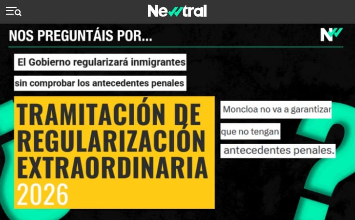 La regularización de inmigrantes, sin garantizar que no tienen antecedentes, el borrador abre una vía para evitar el certificado